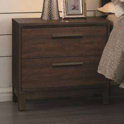 Edmonton Nightstand with Two Dovetail Drawers